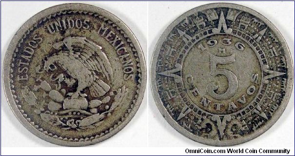 5 Centavos.                                                                                                                                                                                                                                                                                                                                                                                                                                                                                                         