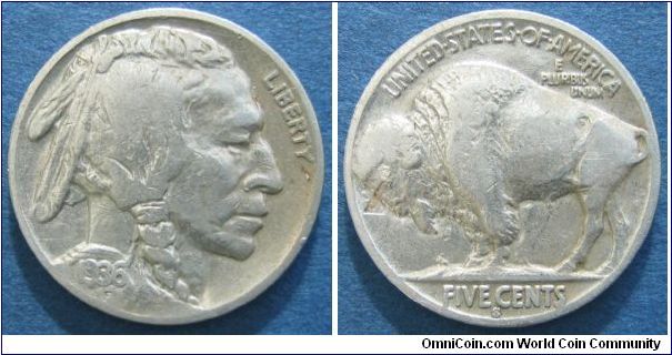 Buffalo / Indian nickel  S