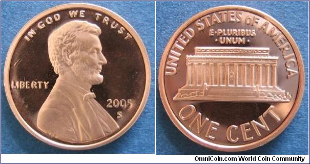 1 cent Lincoln S proof