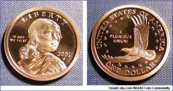 2001-S Sacagawea Dollar Proof