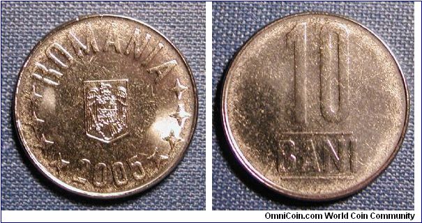 2005 Romania 10 Bani