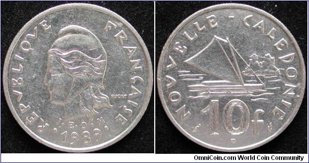 10 Francs
Nickel
New Caledonia
I.E.O.M