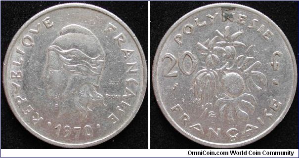 20 Francs 
Nickel 
New Caledonia
