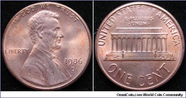 1 Cent
Lincoln memorial