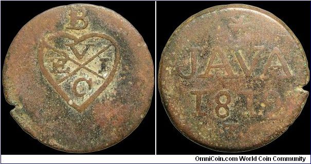 1 Duit, British East Indies.

The British coinage of Java.                                                                                                                                                                                                                                                                                                                                                                                                                                                        