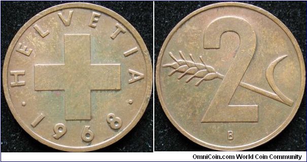 2 centimes
Bronze