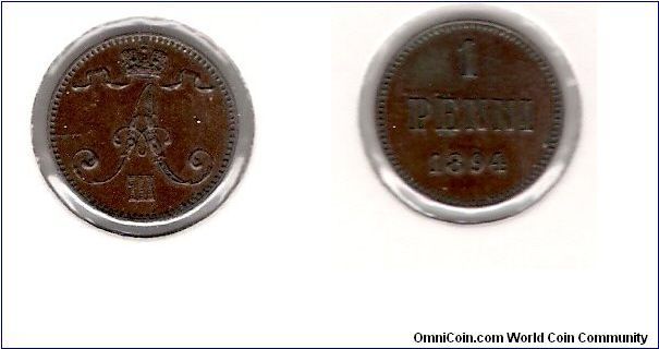 1 Penni 1894, Finland