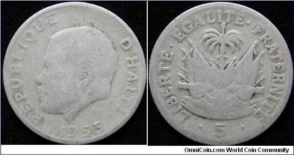 5 Centimes 
nickel-silver