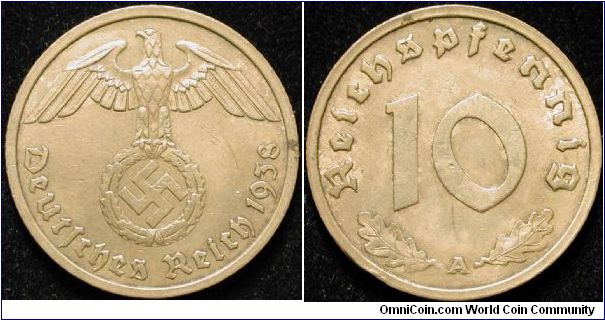 10 Reichspfennig
Aluminium bronze
A