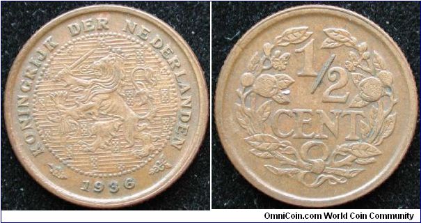 1/2 Cent
Bronze