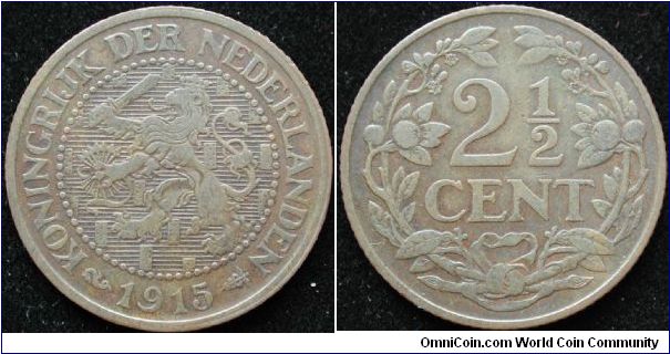 2 1/2 Cents
Bronze