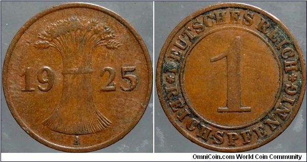 1 Reichspfennig.

Berlin mint.                                                                                                                                                                                                                                                                                                                                                                                                                                                                                    