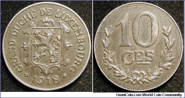 10 Centimes 
Iron