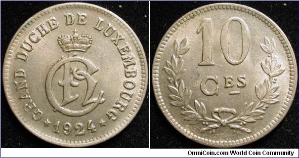 10 Centimes
Cu-ni