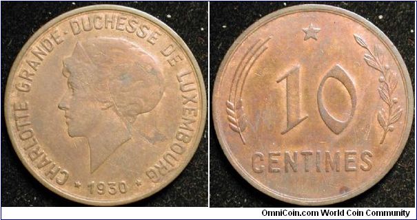 10 Centimes
Bronze