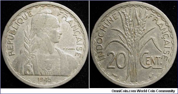 20 Cent
Aluminium
French Indo-China