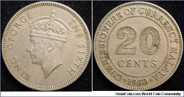 20 Cents
Cu-Ni
Malaya