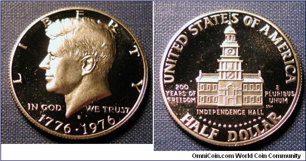 1976-S Kennedy Bicentennial Half Dollar Silver Proof
