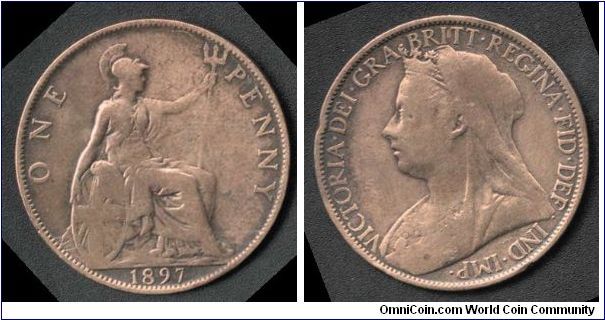 1 Penny OLD HEAD