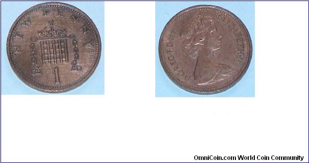 1 New Penny Q Elizabeth II