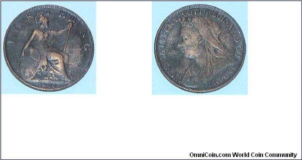 1 Farthing Q Victoria