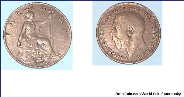 1 Farthing George V