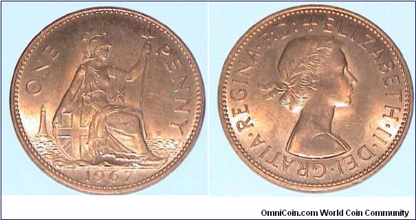 1 Penny Q Elizabeth II