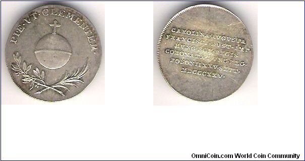Austria Franz I Coronation Medal. 24mm