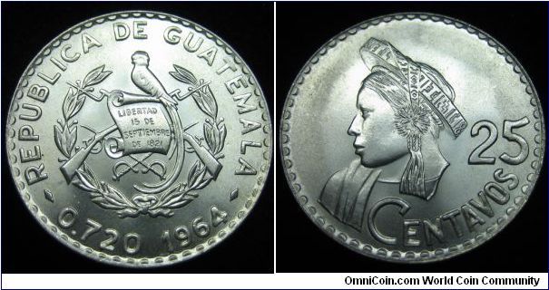 25 centavos 0.7200 silver