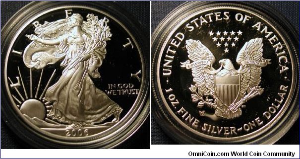 2006 Silver American Eagle Proof.