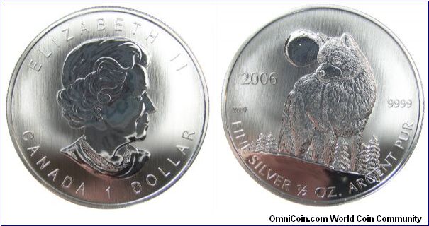 2006 1/2 oz silver bullion dollar