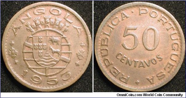 50 Centavos
Bronze