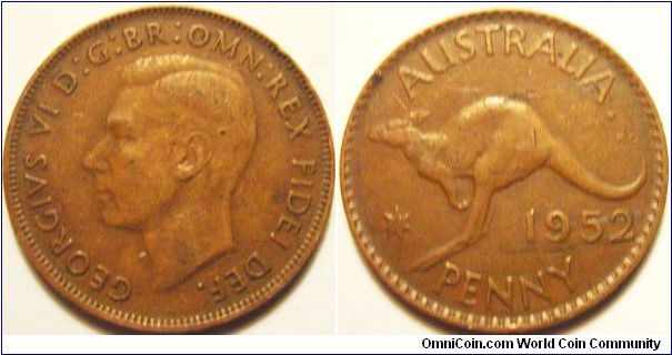 Australia 1952 1 penny. Another one