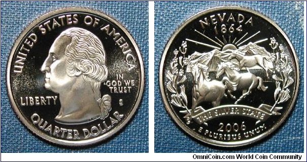 2006-S Nevada State Quarter Proof
