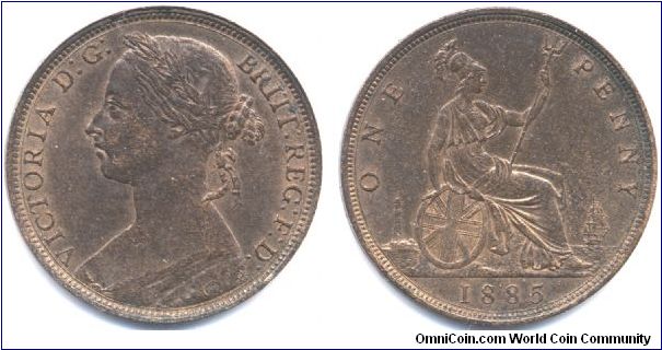 L. UNC 1885 Penny