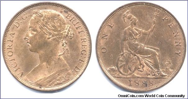 BU 1888 Penny