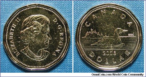 2006 Canada Dollar, terrible quality, taken from Mint Set.