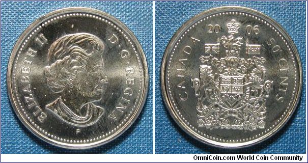 2006 Canada 50 Cents, terrible quality, taken from Mint Set.