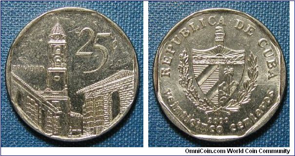 200 Cuba 25 Centavos