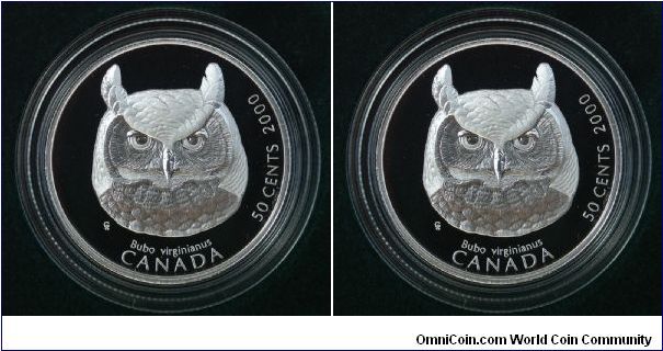 50 Cent Silver Set-Birds of Prey

Horned Owl