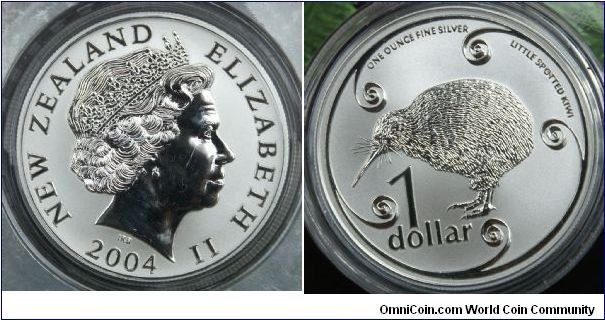 New Zealand Silver Dollar

Mintage: 5,000