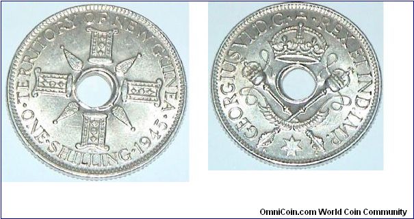 1 Shilling. George VI. Silver coin