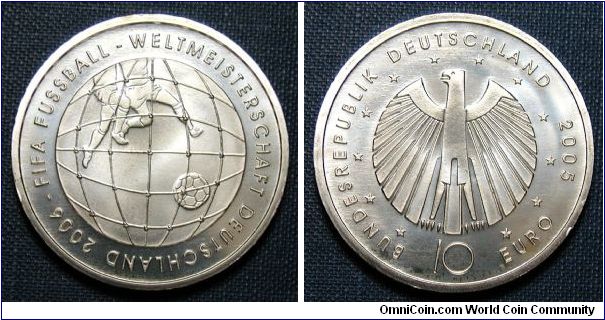 2005 Germany 10 Euro FIFA World Cup