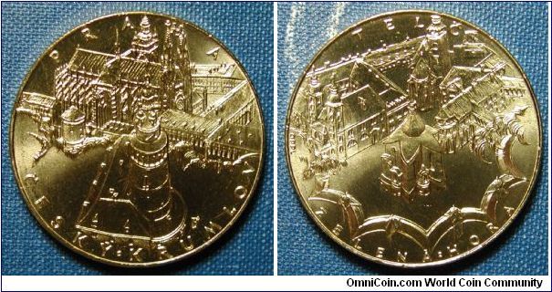 2006 Czech Republic Unesco World Heritage Medal from Czech Mint Set.