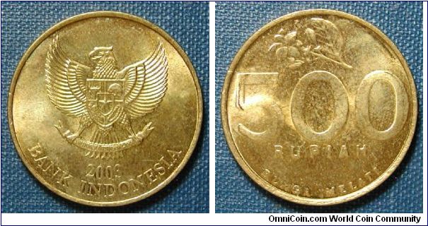 2003 Indonesia 500 Rupiah