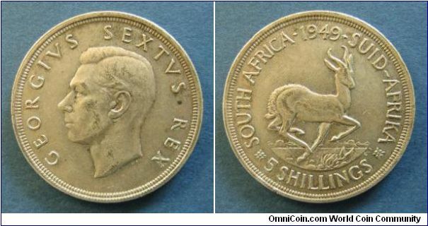 5 Shillings, 0.800 silver