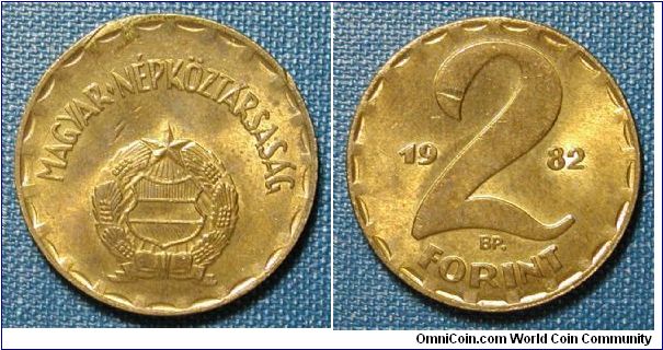 1982 Hungary 2 Forint