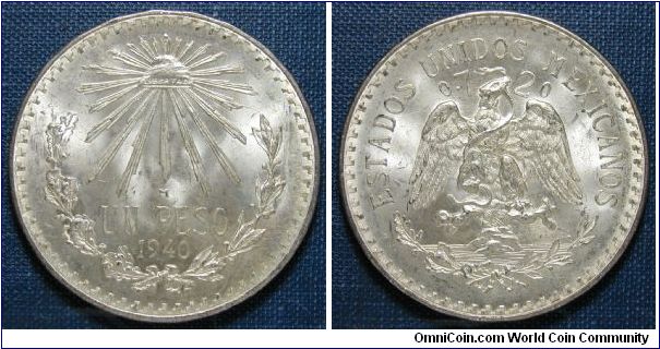 1940 Mexico Peso