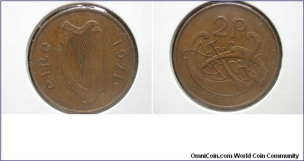 1971 two pence ireland