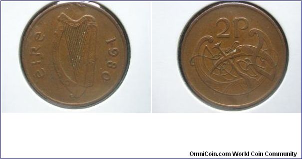 1980 two pence ireland